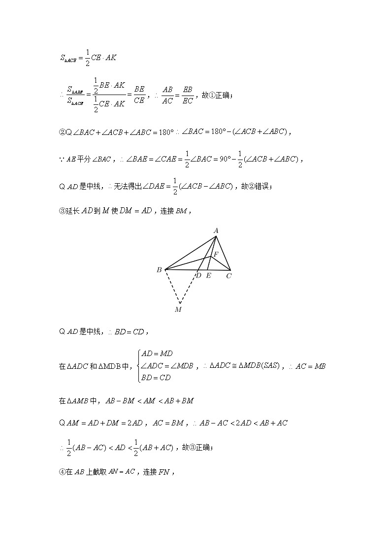 中考数学几何模型加强版 模型01 中点相关的辅助线问题02