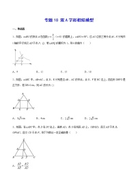 中考数学几何模型加强版 模型18 双A字形相似模型