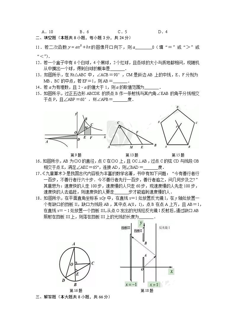 2019年湖南省株洲市中考数学真题试卷02
