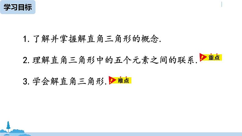 人教版九年级数学下册 28.2.1 解直角三角形（PPT课件）03