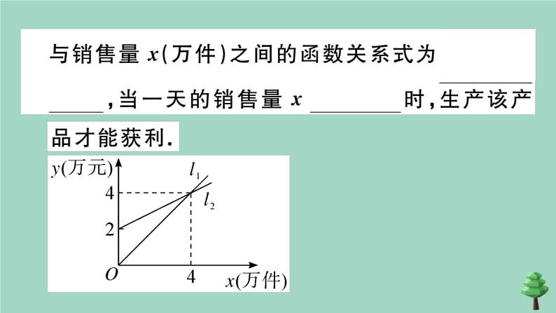 2020秋八年级数学上册第四章《一次函数》4-4第3课时两个一次函数图象的应用作业课件（新版）北师大版07