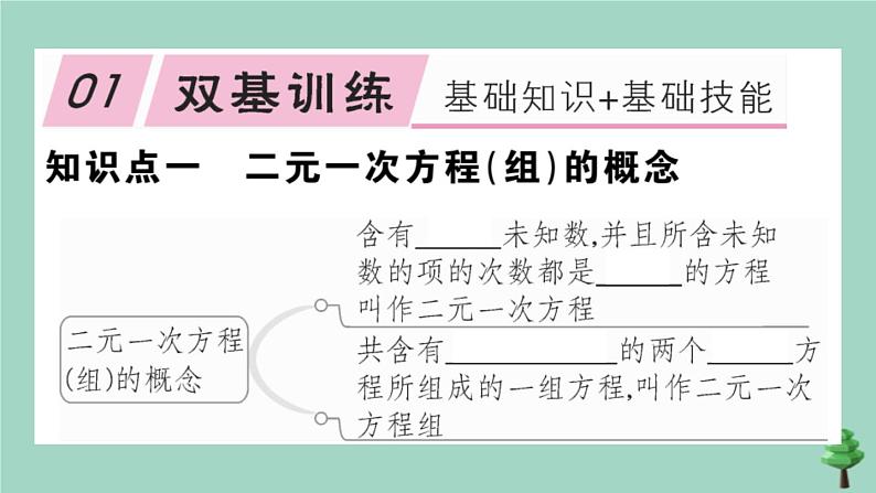 2020秋八年级数学上册第五章《二元一次方程组》5-1认识二元一次方程组作业课件（新版）北师大版02