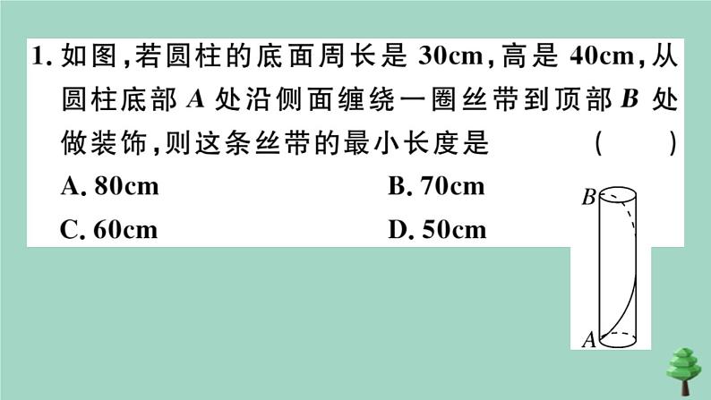 2020秋八年级数学上册第一章《勾股定理》1-3勾股定理的应用作业课件（新版）北师大版03