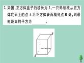 2020秋八年级数学上册第一章《勾股定理》1-3勾股定理的应用作业课件（新版）北师大版