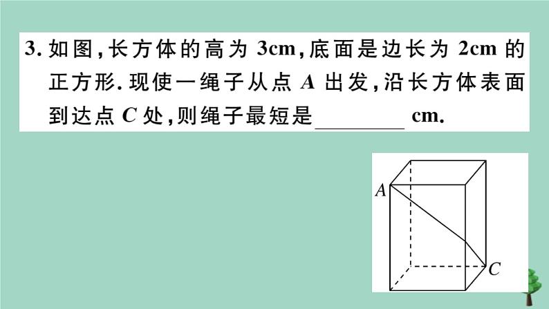 2020秋八年级数学上册第一章《勾股定理》1-3勾股定理的应用作业课件（新版）北师大版05