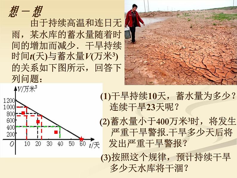 八年级上册数学课件《利用一个一次函数的图像解决问题》   (8)_北师大版第3页