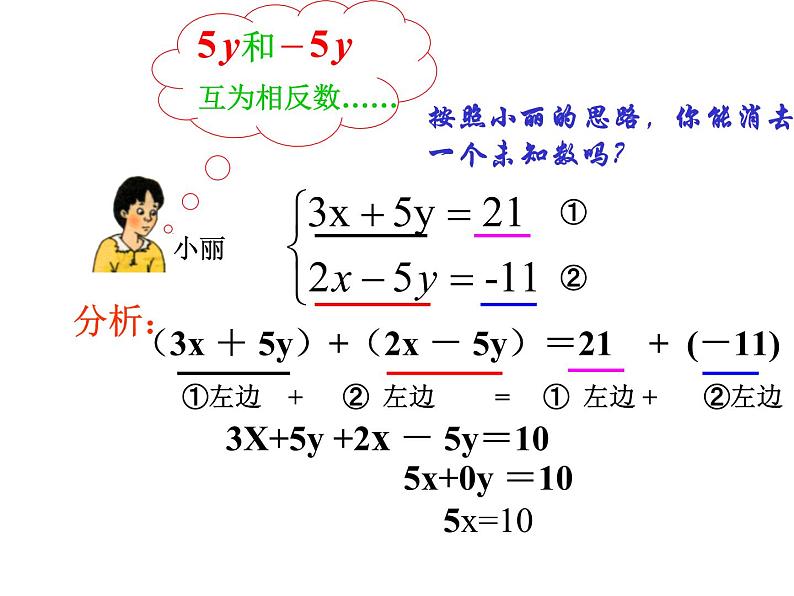 八年级上册数学课件《加减法解二元一次方程组》(3)_北师大版第6页