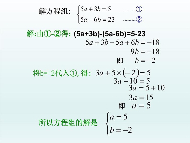 八年级上册数学课件《加减法解二元一次方程组》(8)_北师大版06