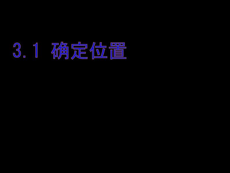 八年级上册数学课件《确定位置》  (8)_北师大版01