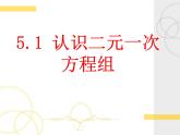 八年级上册数学课件《认识二元一次方程组》(6)_北师大版