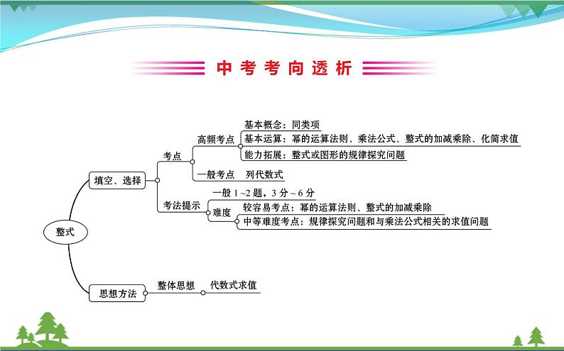 中考数学全程复习方略  第2讲  整式  课件02