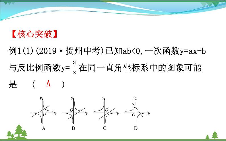 中考数学全程复习方略  第12讲   反比例函数  课件07