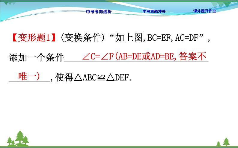 中考数学全程复习方略  第17讲  全等三角形  课件08