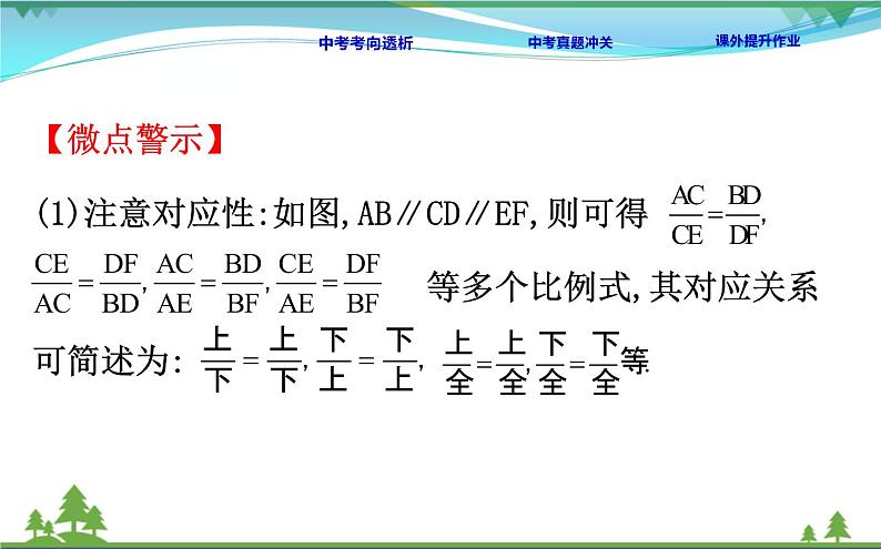 中考数学全程复习方略  第22讲  图形的相似与位似  课件05