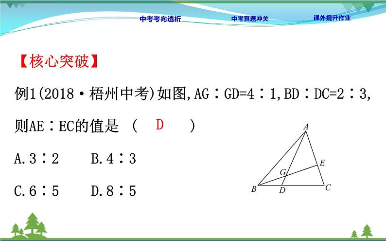 中考数学全程复习方略  第22讲  图形的相似与位似  课件08