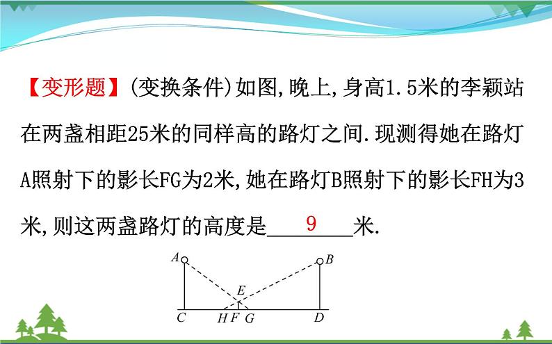 中考数学全程复习方略  第24讲  投影与视图  课件07