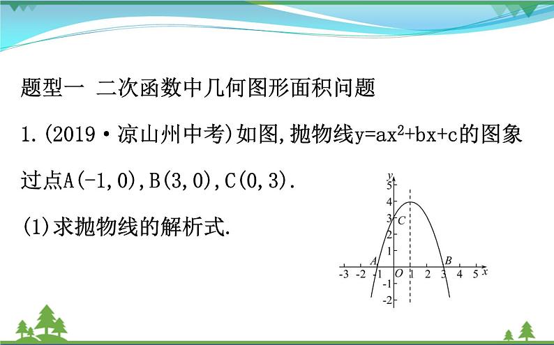 中考数学全程复习方略  重点题型训练三  二次函数中的存在性问题  课件02