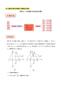 2021中考数学压轴题题型：专题12二次函数与动点综合问题（含原卷及解析卷）