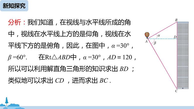 人教版九年级数学下册 28.2.2 应用举例 课时2（PPT课件）08