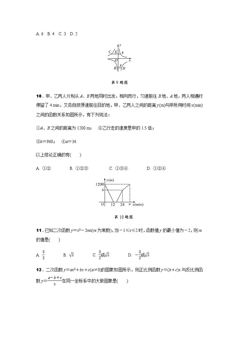 中考数学专题复习  阶段测评一(含解析)03