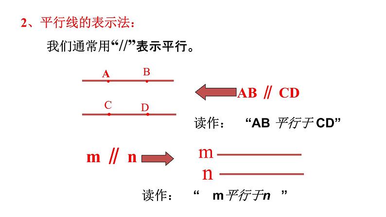 人教版数学七年级下册：5.2.1平行线 ppt第7页