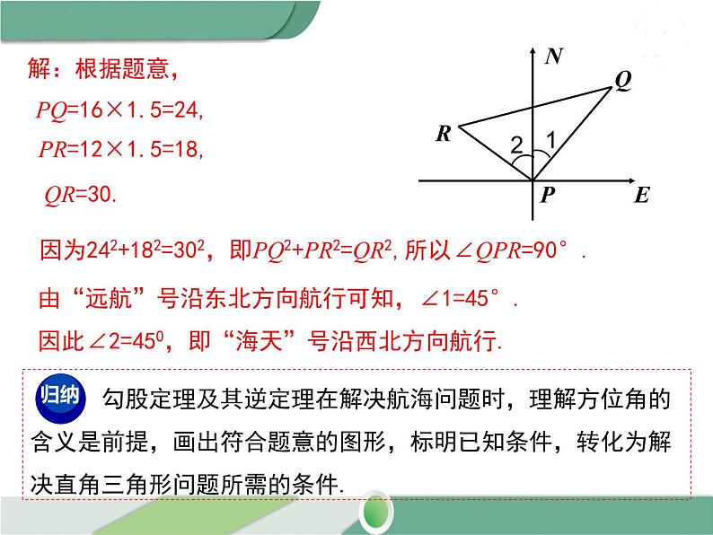 八年级下册数学：第17章 勾股定理17.2 第2课时 勾股定理的逆定理的应用(1) ppt课件第5页