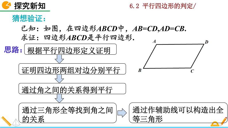 北师大版八年级数学下册6.2 平行四边形的判定（第1课时）（PPT课件）06