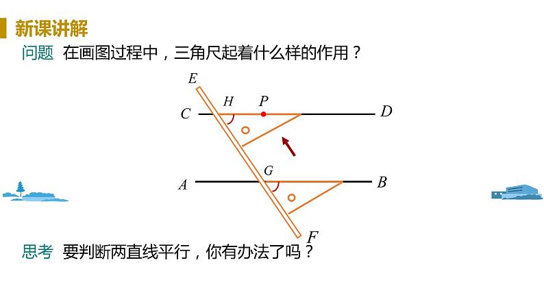 北师大版七年级数学下册 2.2.1  利用同位角判定两直线平行（PPT课件+教案）07