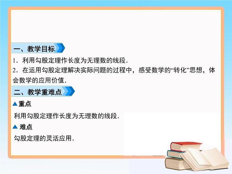 2020-2021学年人教版八年级数学下册教学课件 17.1第3课时　利用勾股定理作图课件02