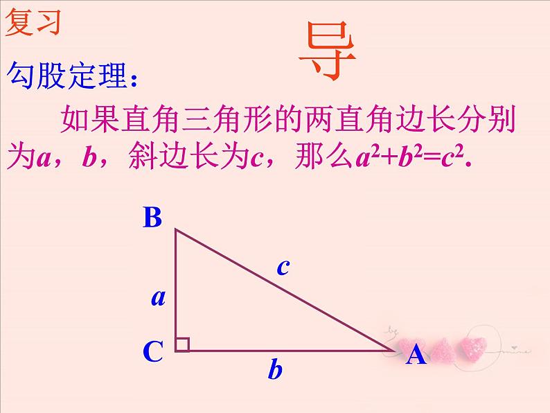 2020-2021学年人教版八年级下册数学：17.1勾股定理3课件第2页