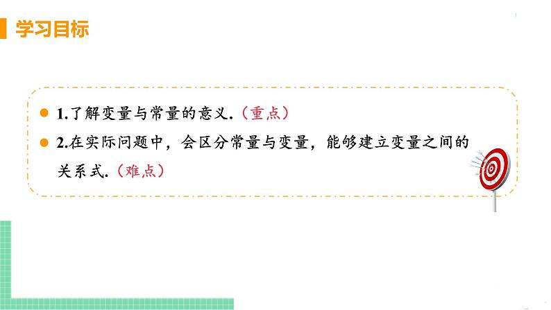 八年级下册数学人教版第十九章 一次函数19.1 函数 19.1.1 变量与函数 课时1 变量与常量 课件03