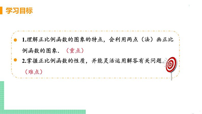 八年级下册数学人教版第十九章 一次函数19.2 一次函数19.2.1 正比例函数 课时2 正比例函数的图像与性质 课件03