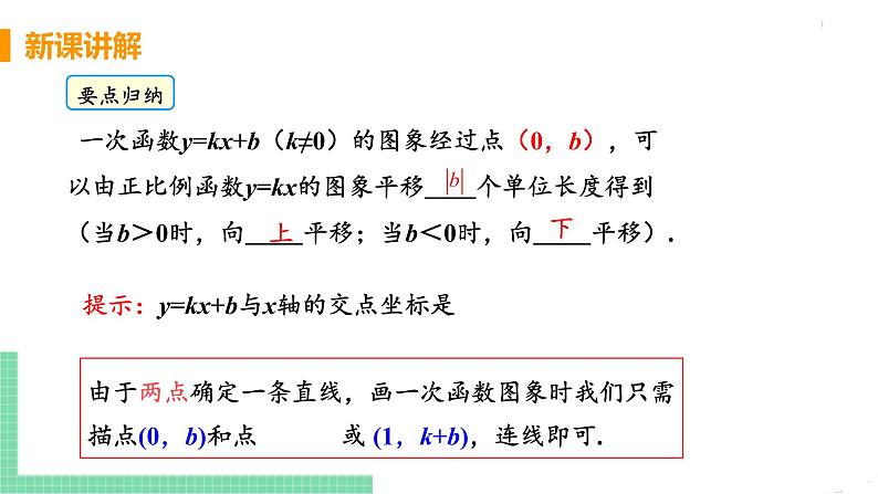 八年级下册数学人教版第十九章 一次函数19.2 一次函数19.2.2 一次函数 课时2 一次函数的图像与性质第8页