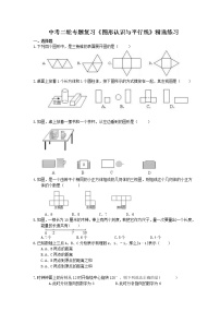 2021年中考数学二轮专题复习《图形认识与平行线》精选练习(含答案)