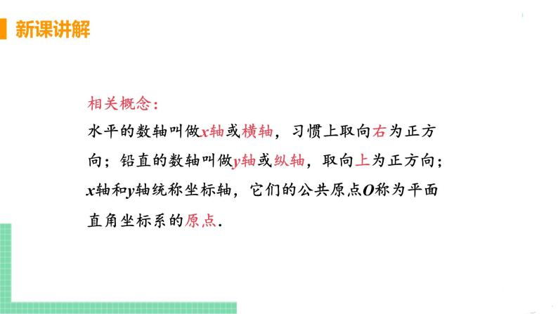 七年级下册数学人教版第七章 平面直角坐标系7.1 平面直角坐标系7.1.2 平面直角坐标系 课件07