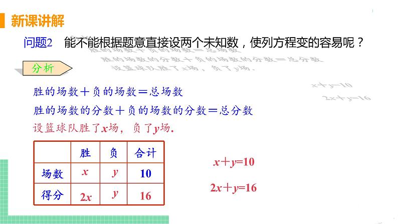 七年级下册数学人教版第八章 二元一次方程组8.1 二元一次方程组第6页