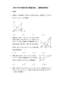 2021年中考数学复习难题训练：《图形的相似》