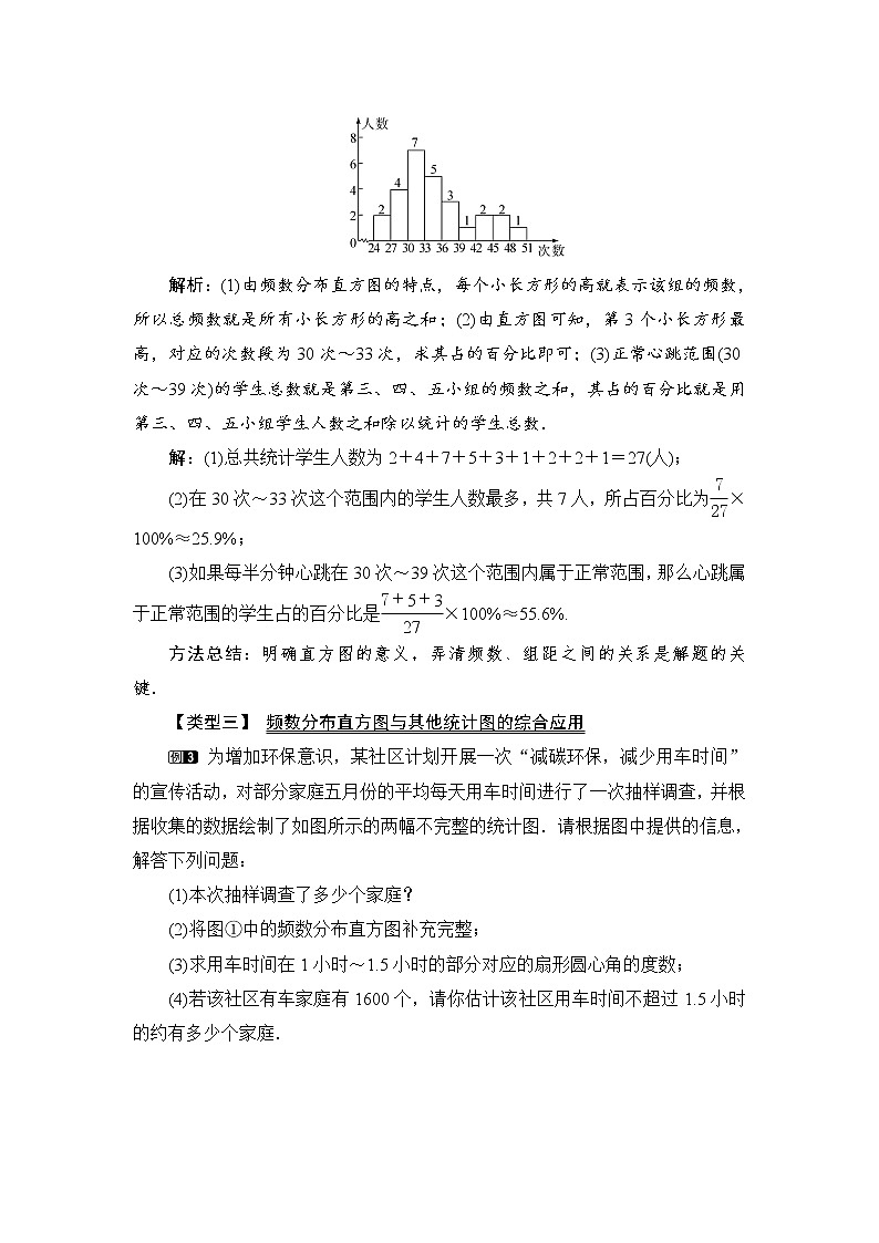 七年级下册数学人教版第十章 数据的收集、整理与描述10.2 直方图 教案03