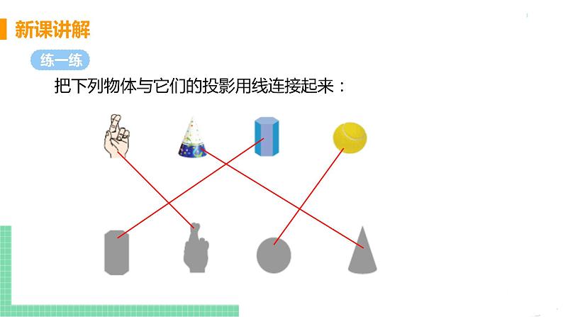 九年级数学下册人教版第二十九章 投影与视图 29.1 投影 课时1 平行投影与中心投影 课件07