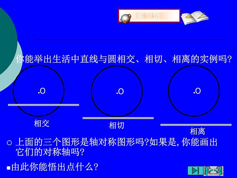 北师大版九年级下册 3.6 直线和圆的位置关系(1)课件07