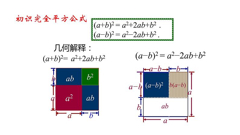 七年级数学下册北师大1.6  完全平方公式第一课时第6页