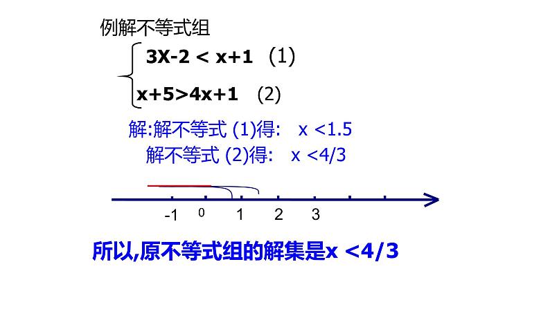 八年级数学下册北师大2.6一元一次不等式组第二课时19张PPT03