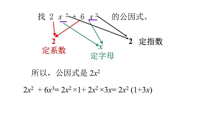 八年级数学下册北师大4.2提公因式法第1课时16张PPT第4页