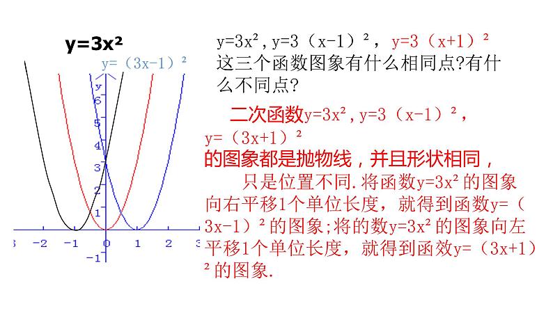 九年级数学下北师大2.2二次函数的图象与性质第3课时 y=ax2与y=a(x-h)224张PPT08