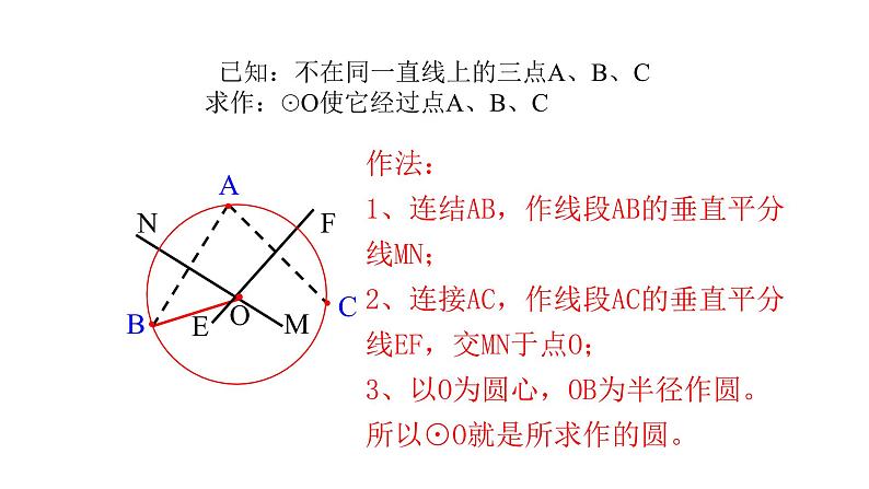 九年级数学下册北师大3.5 确定圆的条件25张PPT课件06