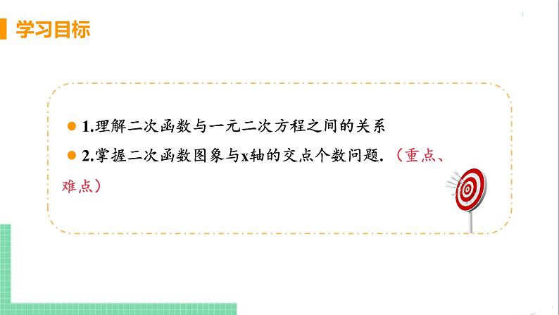 九年级下册数学北师大版 第二章 二次函数 5  二次函数与一元二次方程 5 二次函数与一元二次方程 课件03