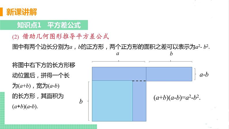 七年级数学北师大版下册 第一章 整式的乘除 5 平方差公式 课时1 平方差公式的认识第6页