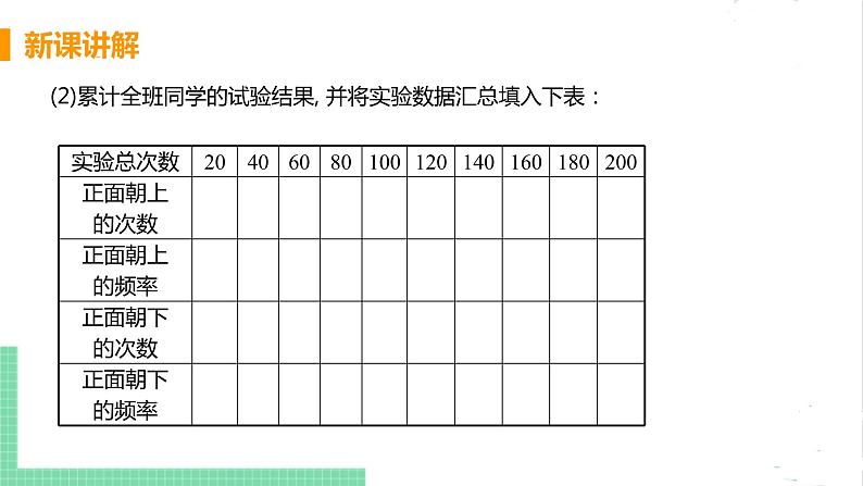 七年级数学北师大版下册 第六章 概率初步 2 频率的稳定性 课时2 用频率估计概率 课件06