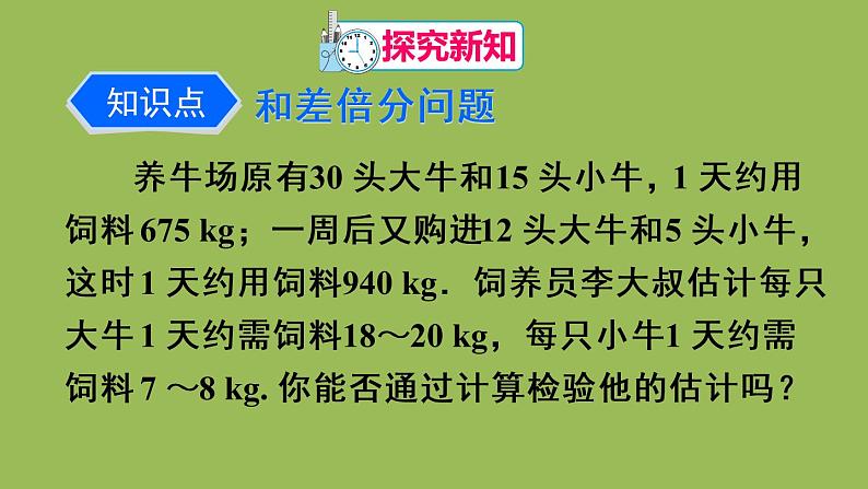 人教版七年级数学下册 第八章 二元一次方程组 8.3实际问题与二元一次方程组（1）04