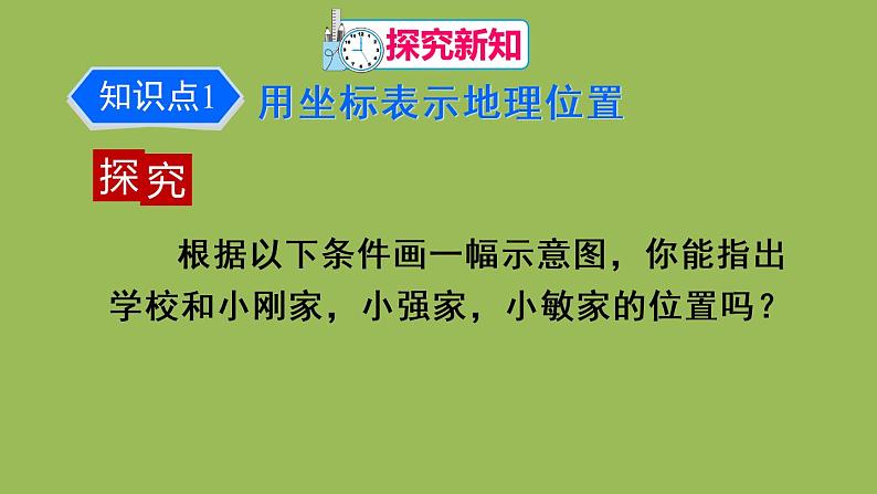 人教版七年级数学下册 第七章 平面直角坐标系 7.2.1 用坐标表示地理位置 课件04